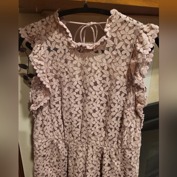 Kate Spade floral lace ruffle dress - Picture 5 of 6